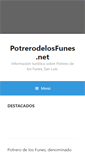 Mobile Screenshot of potrerodelosfunes.net